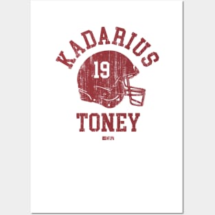 Kadarius Toney Kansas City Helmet Font Posters and Art